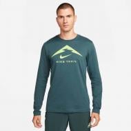 Футболка Nike M NK DF TEE LS TRAIL FN0827-328 р.XL зеленый