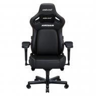 Кресло игровое Anda Seat Kaiser 4 Size L Black Premium PVC черный
