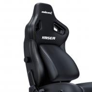 Крісло ігрове Anda Seat Kaiser 4 Size L Black Premium PVC чорний