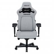 Кресло игровое Anda Seat Kaiser 4 Size L Gray Linen Fabric серый