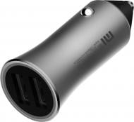 Автомобильное зарядное устройство Xiaomi Mi Car Charger Pro Silver темно-серый