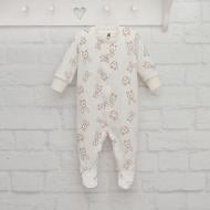 Комбінезон унісекс Blanka Зайчик р.62 молочний 110680