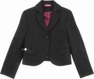 Пиджак школьный Новая Форма р.146 черный 15 №1 J-Roza