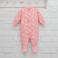 Комбинезон детский для девочки Blanka Сердечко р.56-62 розовый 110681