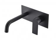 Смеситель для умывальника AiM скрытого монтажа черный-матовый DG503 matte black