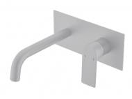 Смеситель для умывальника AiM скрытого монтажа белый DG503 frosted white