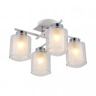 УЦЕНКА! Люстра Miorro Fortuna металл/стекло 4x40 Вт E27 хром 51-311-001 (УЦ №3188)