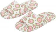 Тапки домашние La Nuit Арбузики р. 36/37 бежевый с рисунком