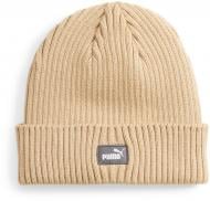 Шапка Puma PUMA CLASSIC CUFF BEANIE 02482603 р.one size бежевый