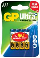 Батарейки GP Ultra Plus 24AUP AAA (R03, 286) 4 шт.