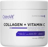Колаген Ostrovit Collagen + Vitamin C малиновый лимонад с мятой 200 г