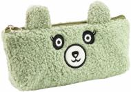 Пенал пушистый с аппликацией 6520-green Cool For School