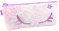 Пенал пушистый с аппликацией 6525-purple Cool For School