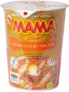 Лапша быстрого приготовления с креветкой Том Ям в стаканчике Shrimp Creamy ТМ Mama 70 г