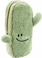 Пенал пушистый с аппликацией 6569-green Cool For School