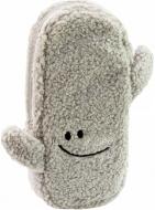 Пенал пушистый с аппликацией 6569-grey Cool For School