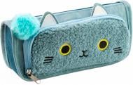 Пенал пухнастий з аплікацією 6564-blue Cool For School