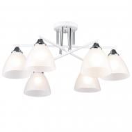 Люстра потолочная Victoria Lighting 6x60 Вт E27 белый Ridge/PL6 white