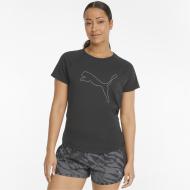 Футболка Puma RUN 5K LOGO SS TEE 52138801 р.S черный