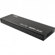 Сплітер PowerPlant HDMI 1x16 V1.4 3D 4K/30hz (HDSP16-V1.4) чорний (CA912513)