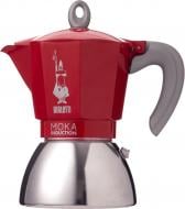 Кофеварка гейзерная Bialetti индукционная на 4 чашек красная Moka Induction