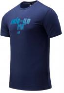 Футболка New Balance MT131033NV р.S темно-синий Футболка New Balance MT131033NV р.S темно-синий