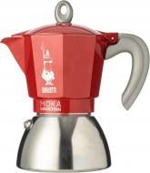 Кофеварка гейзерная Bialetti индукционная на 6 чашек красная Moka Induction