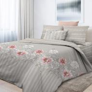 Комплект постельного белья 2.0 Евро Викториан серый Ecotton
