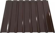 Профнастил глянцевий PSM PROFILE ПР-15А 0,5x1155x1200 мм RAL 8017 коричневий