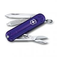 Нож швейцарский Victorinox Сlassic SD Transparent Colors Persian Indigo 0.6223.T29G 94375