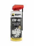 Мастило багатофункціональне Kraft KW-40 аерозоль з розпилювачем Smart Straw 400 мл Мастило багатофункціональне Kraft KW-40 аерозоль з розпилювачем Smart Straw 400 мл