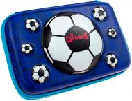 Пенал с тиснением QT-5718-Blue Cool For School синий