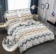 Комплект постельного белья J3477-4 Зигзаг евро мульти Zastelli