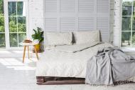 Комплект постельного белья 2.0 Евро бежевый Ecotton