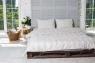 Комплект постельного белья 2.0 Евро бежевый Ecotton