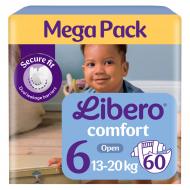 Подгузники Libero Comfort 6 13-19 кг 60 шт.