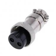 Коннектор Profix MIC 322 "гнездо" под кабель 2pin d-16 мм (P300401)