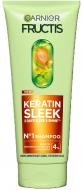 Шампунь Garnier Fructis для пушистых и сухих волос для разглаживания и придания блеска Keratin sleek 200 мл