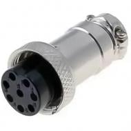 Коннектор Profix MIC 328 "гнездо" под кабель 8pin d-16 мм (P300425)