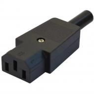 Гнездо сетевое Profix 3pin шнур черный (P300705)