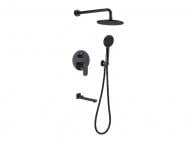 Душевая система AiM скрытого монтажа черный матовый DG204-3 matte black