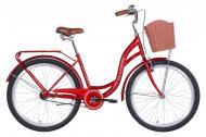 Велосипед Dorozhnik 26" 17"(43 см) AQUAMARINE OPS-D-26-144 бордовый