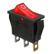 Переключатель клавишный с подсветкой Profix KCD3-101N ON-OFF 3pin 15A 250V P301142RD