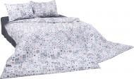 Комплект постельного белья Мозаика семейный серый UP! (Underprice)