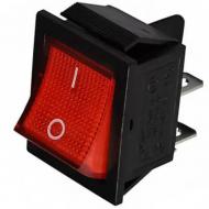Переключатель клавишный с подсветкой Profix KCD2-201N ON-OFF 4pin 15A 250V P301153RD