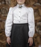 Блуза Зиронька р.134 белый 3635-1