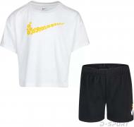 Комплект дитячого одягу Nike SPORT DAISY MESH SHORT SET 36J099-023 р. 5 чорний