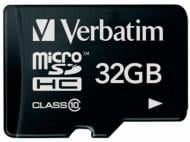 Карта пам'яті Verbatim microSD 32 ГБ Class 10 (44083)