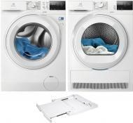 Пральна машина Electrolux EW6F2281U + сушильна машина EW6D283YU + з'єднувальна планка E1WYHSK3