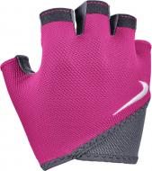 Рукавички для фітнесу Nike GYM ESSENTIAL FITNESS GLOVES N.000.2557.628 р. XS рожевий із сірим